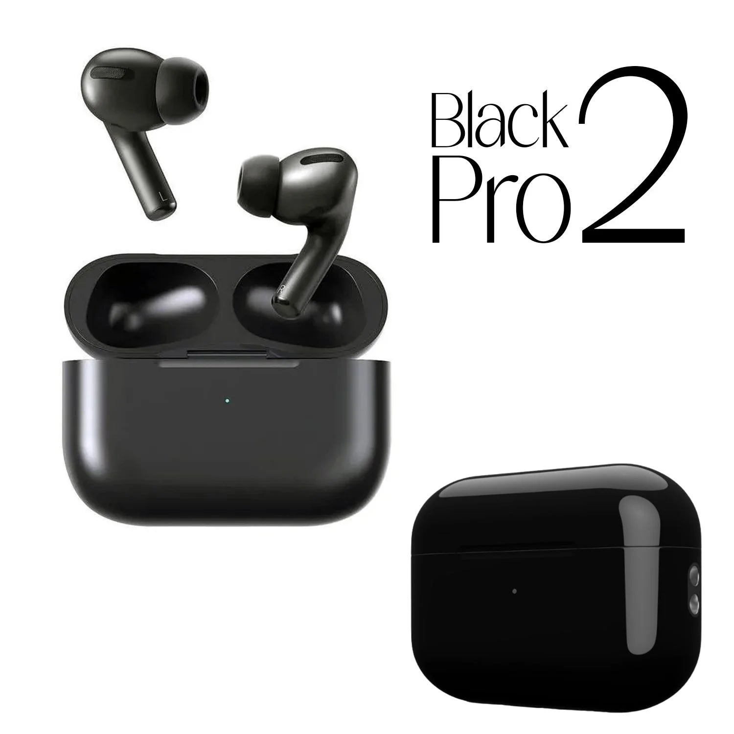 Airpods pro 2 black buzzer popup lanyard magnet